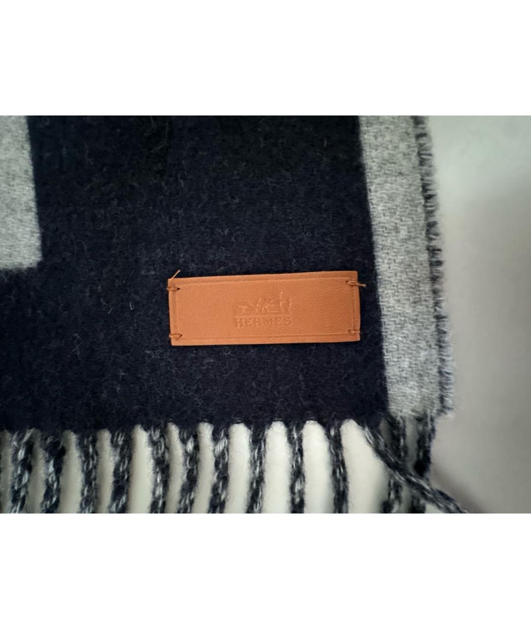HERMES Мульти кашемировый шарф, фото 3