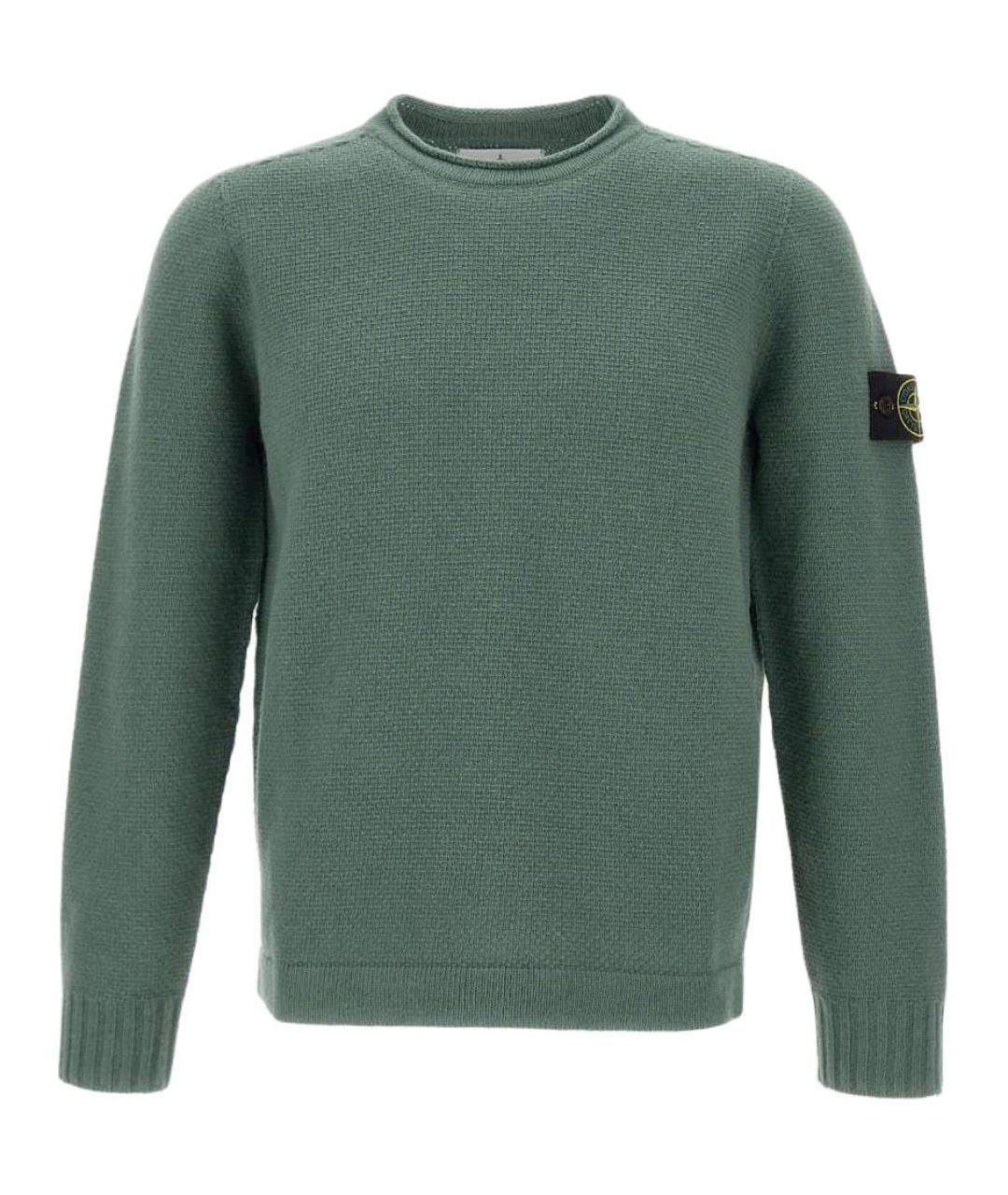 STONE ISLAND Зеленый джемпер / свитер, фото 1