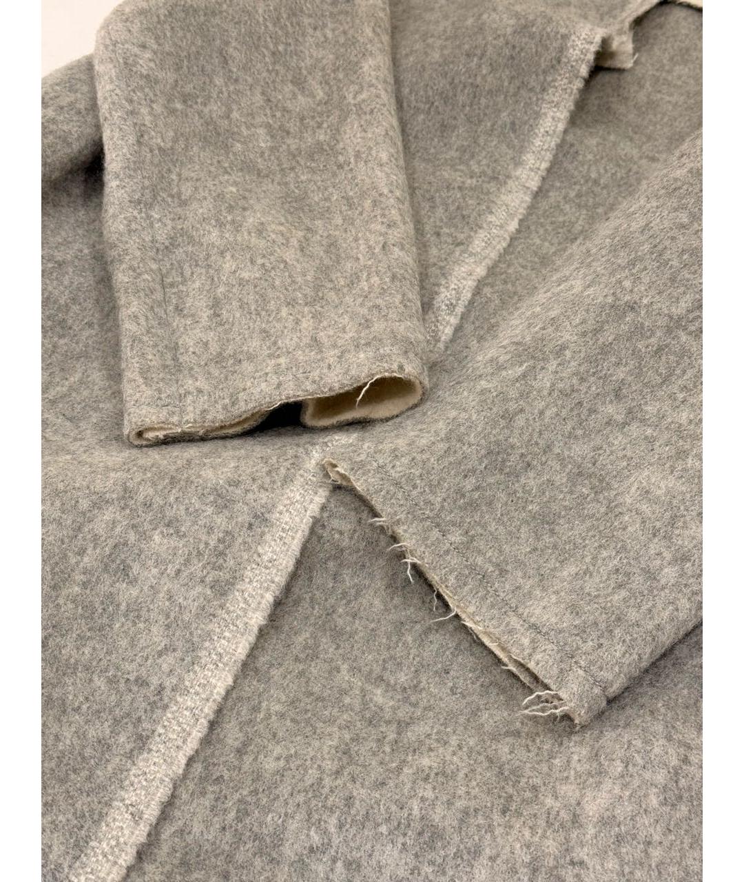 LANVIN Серое шерстяное пальто, фото 5