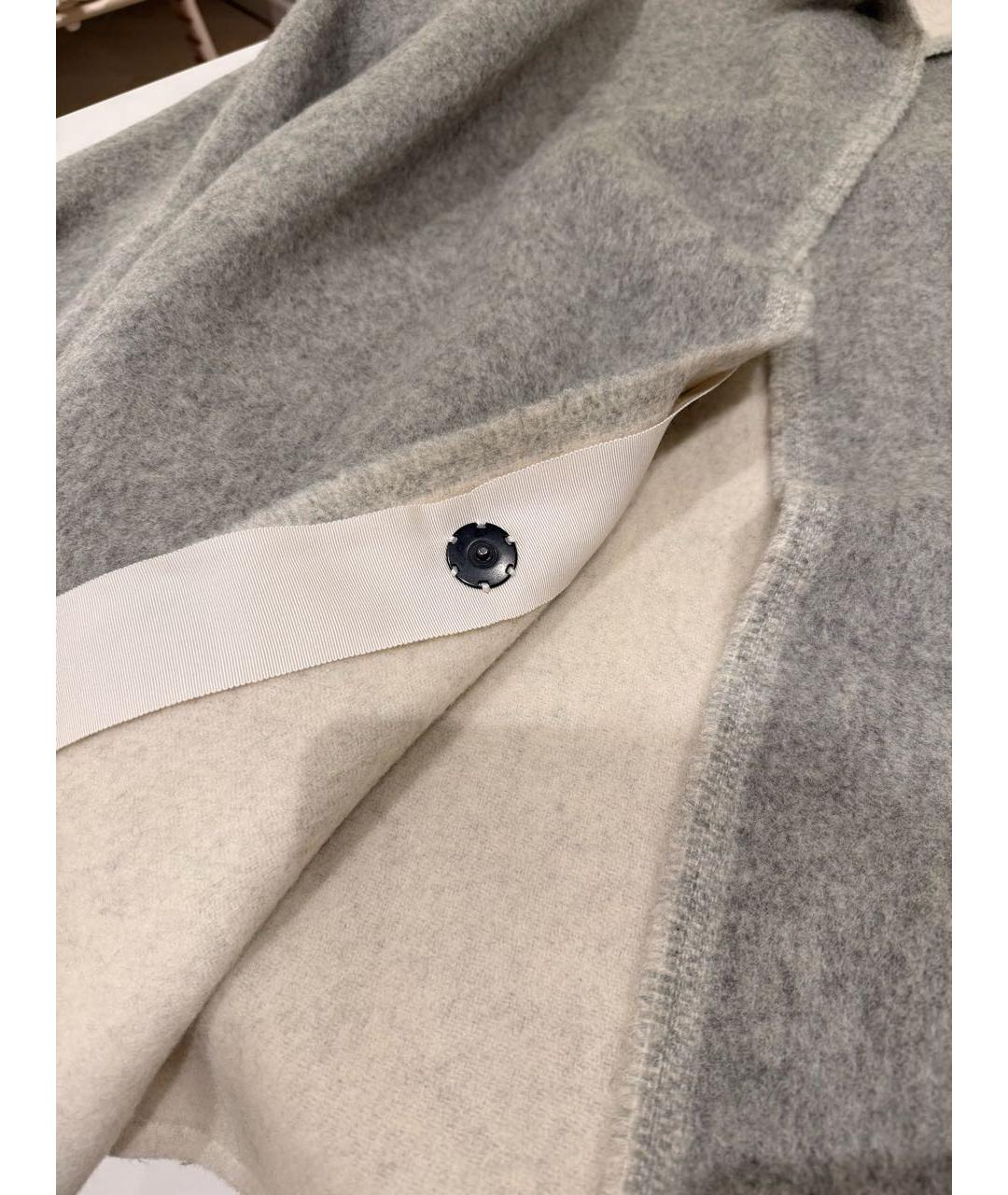LANVIN Серое шерстяное пальто, фото 2