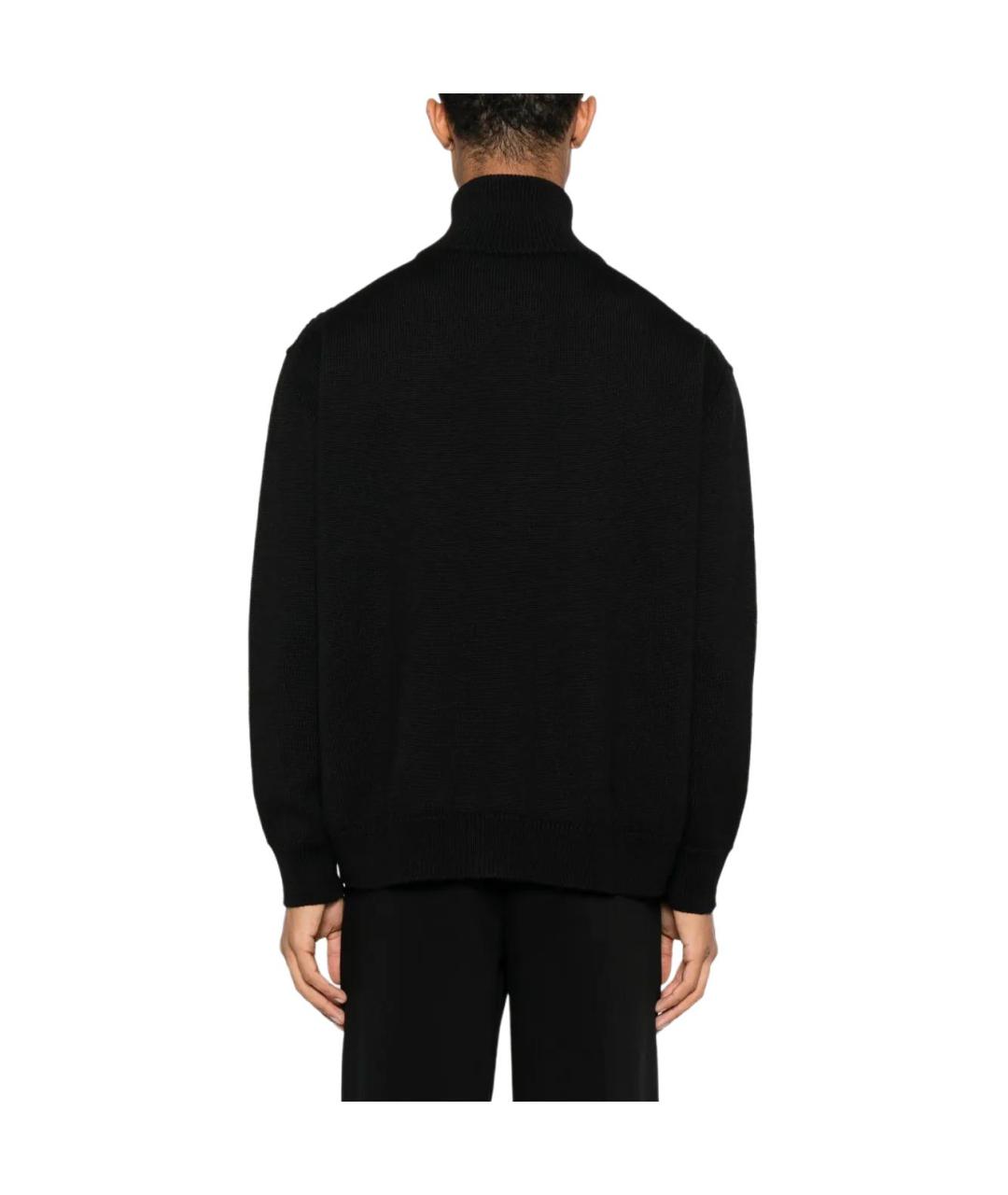 JIL SANDER Черный кардиган, фото 2