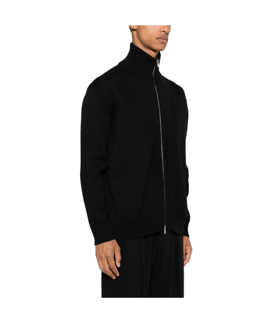 JIL SANDER Черный кардиган, фото 3