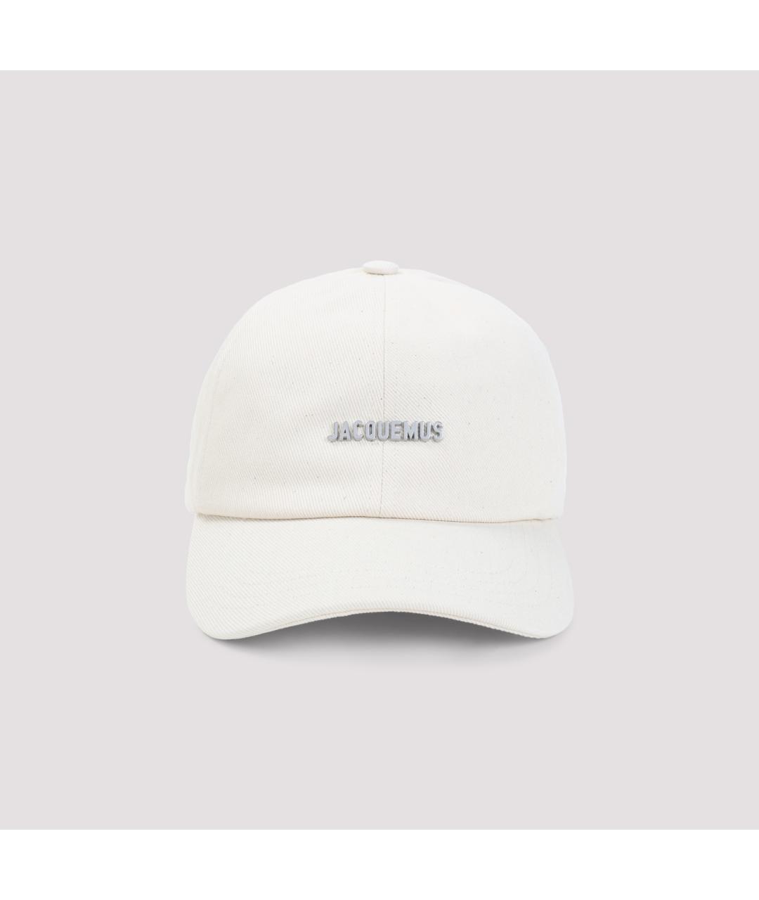 JACQUEMUS Белая хлопковая кепка, фото 2