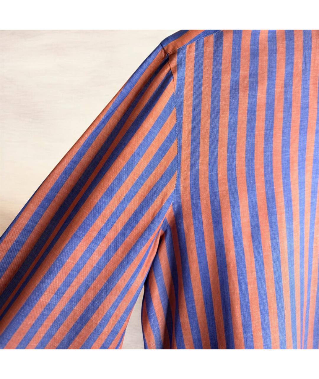 KITON Мульти льняная классическая рубашка, фото 4