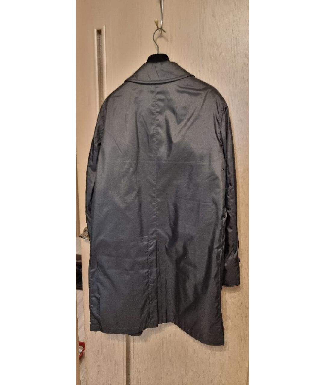 ARMANI COLLEZIONI Черный полиэстеровый пуховик, фото 6