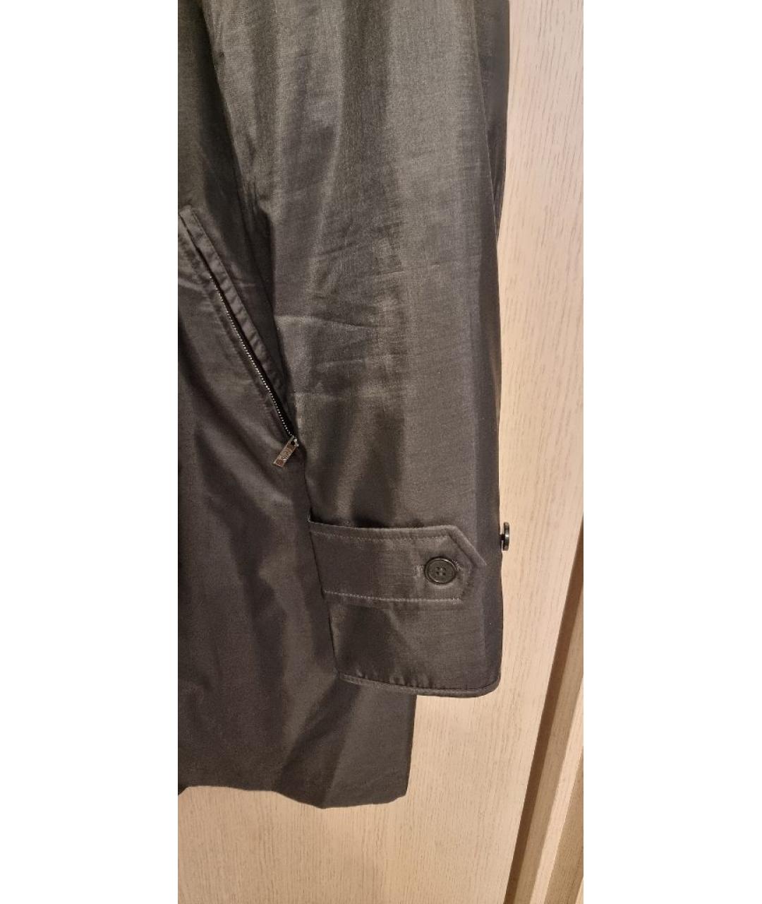 ARMANI COLLEZIONI Черный полиэстеровый пуховик, фото 9