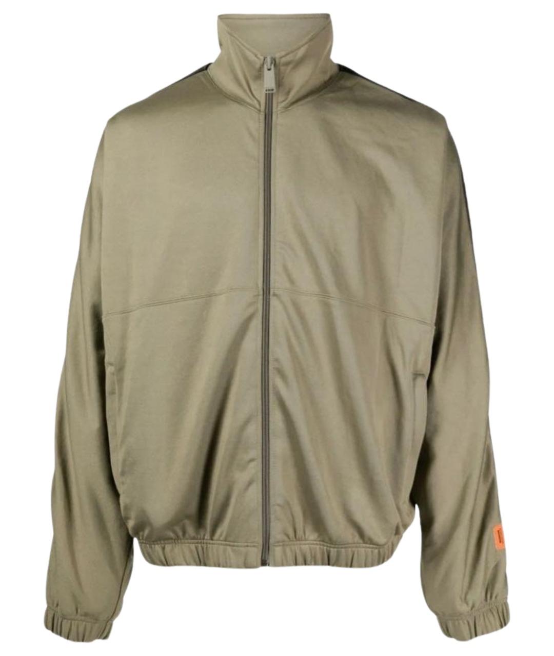 HERON PRESTON Хаки полиэстеровая спортивная куртка, фото 1