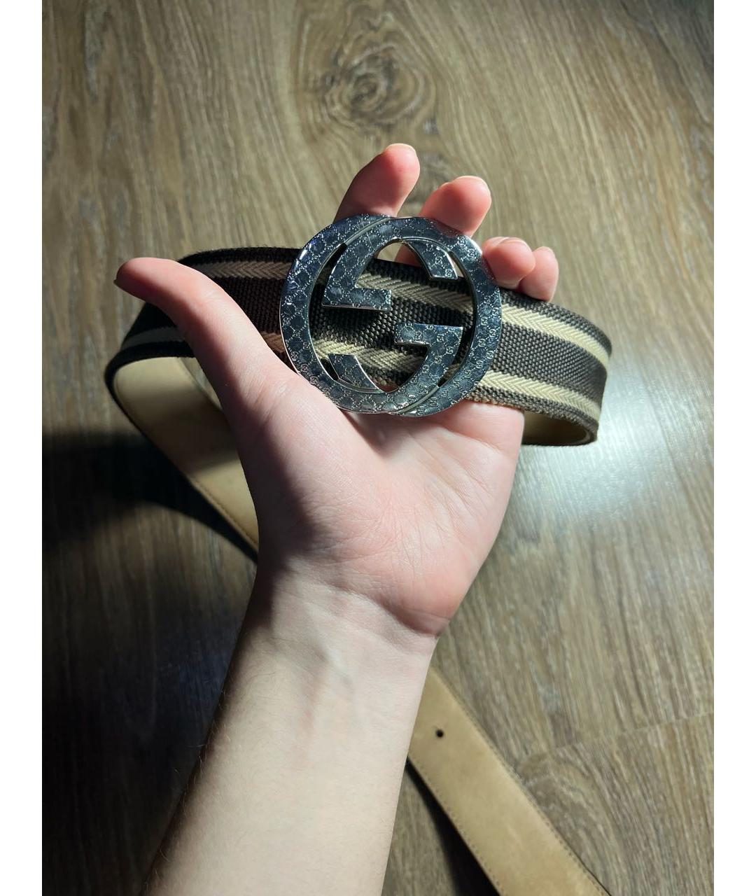 GUCCI Коричневый кожаный ремень, фото 2