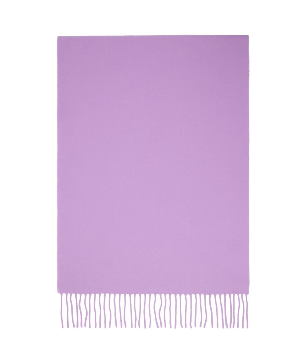 ACNE STUDIOS Фиолетовый шерстяной шарф, фото 2