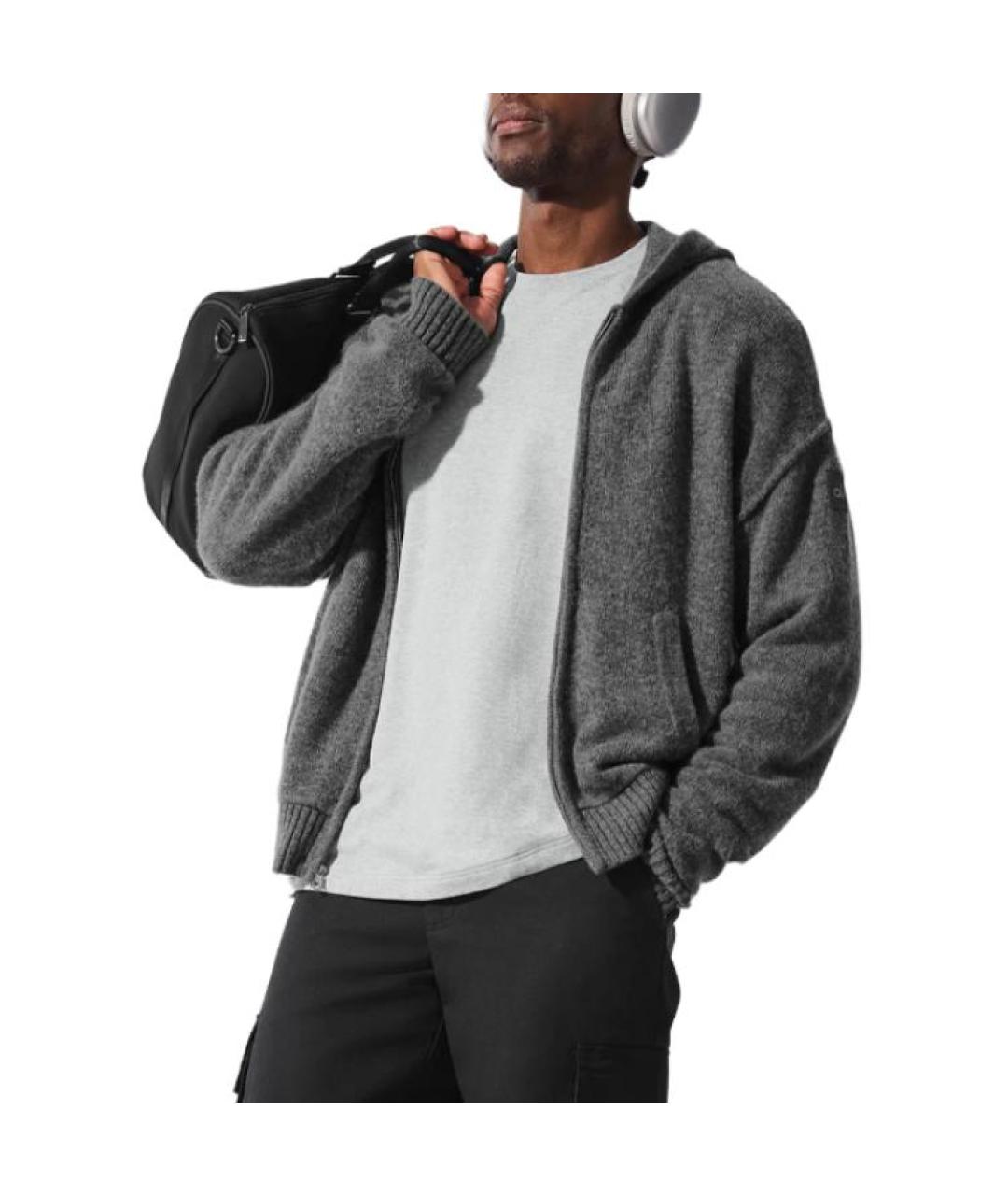 ALO YOGA Серая куртка, фото 2