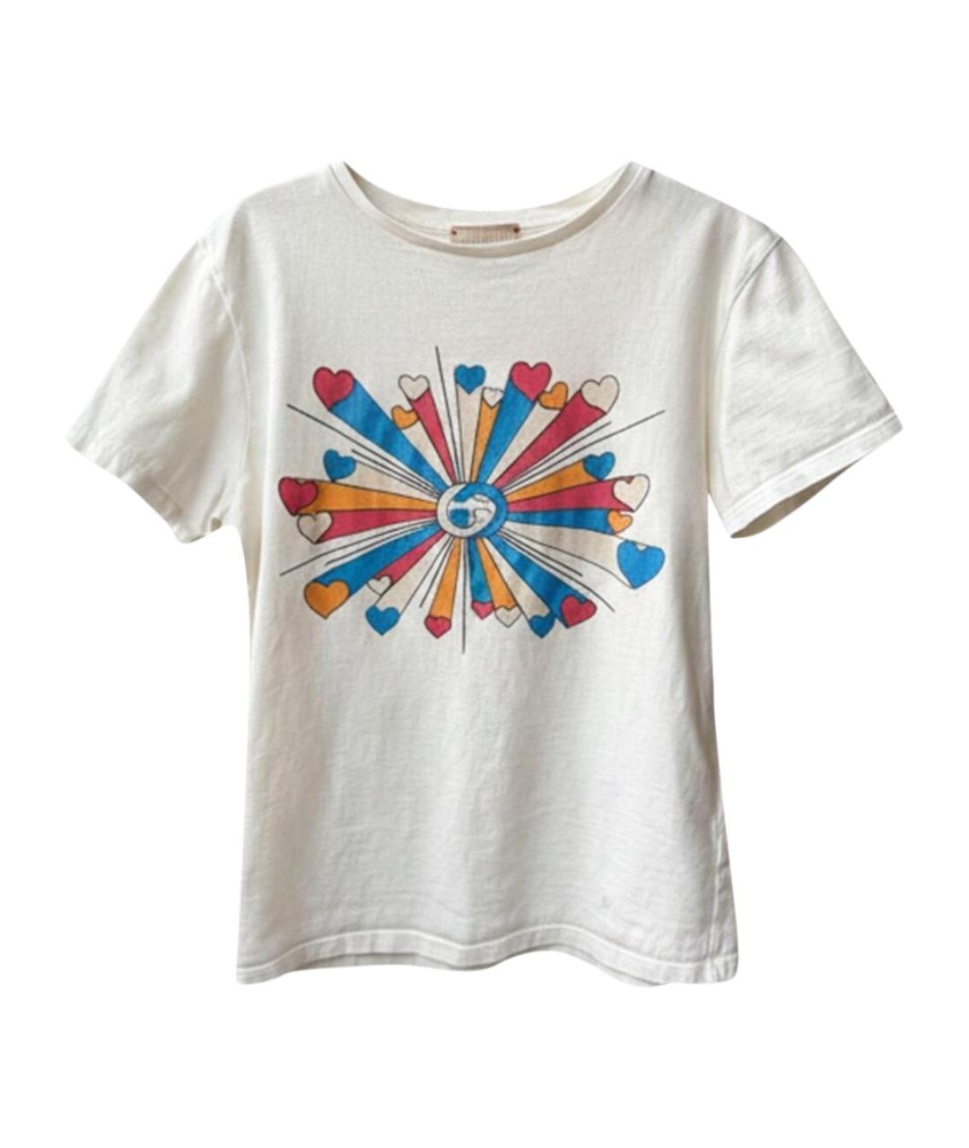 GUCCI Бежевый хлопковый детская футболка / топ, фото 1