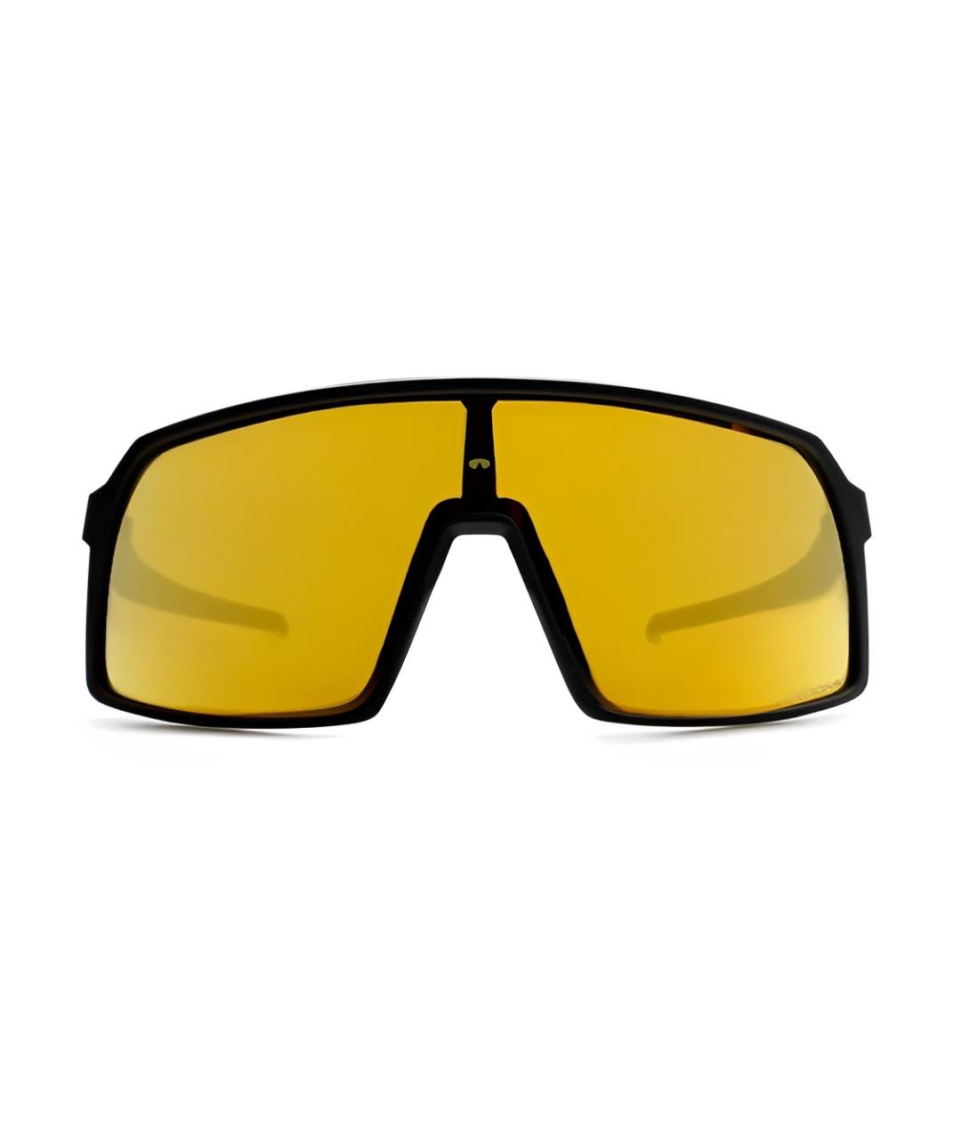 OAKLEY Желтые пластиковые солнцезащитные очки, фото 1