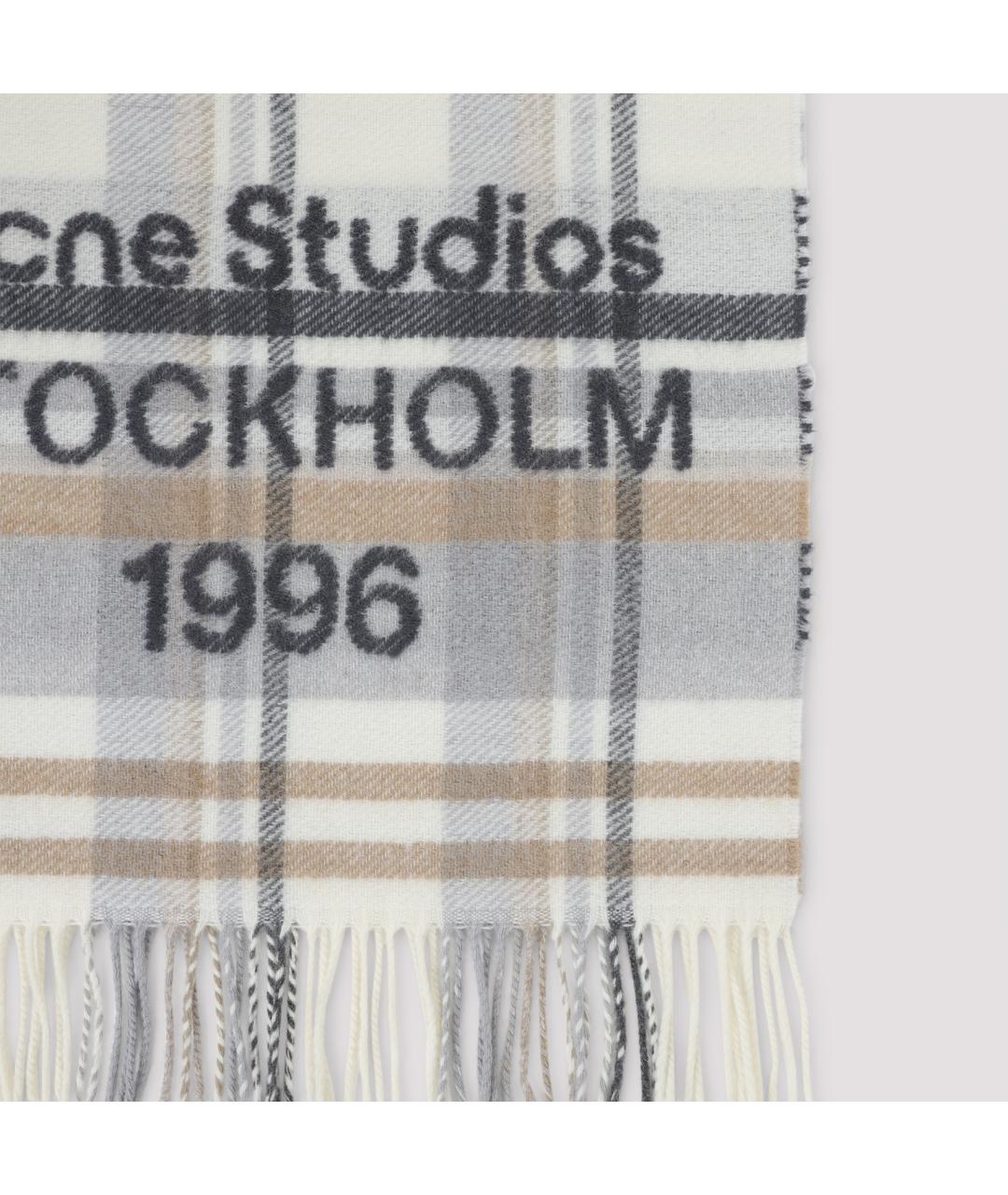 ACNE STUDIOS Мульти кашемировый шарф, фото 3