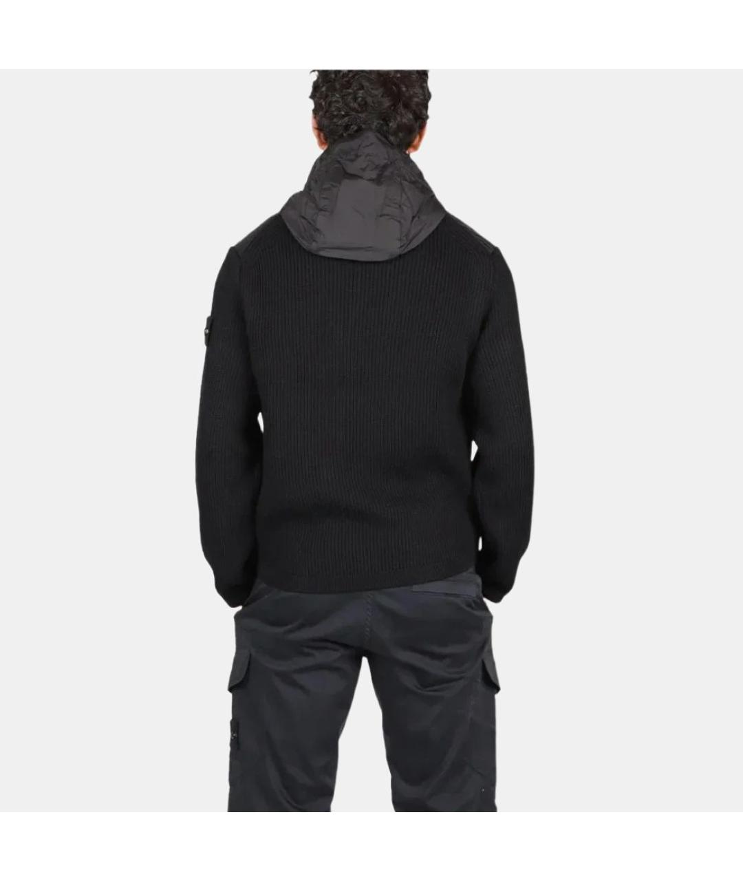STONE ISLAND Черная куртка, фото 3