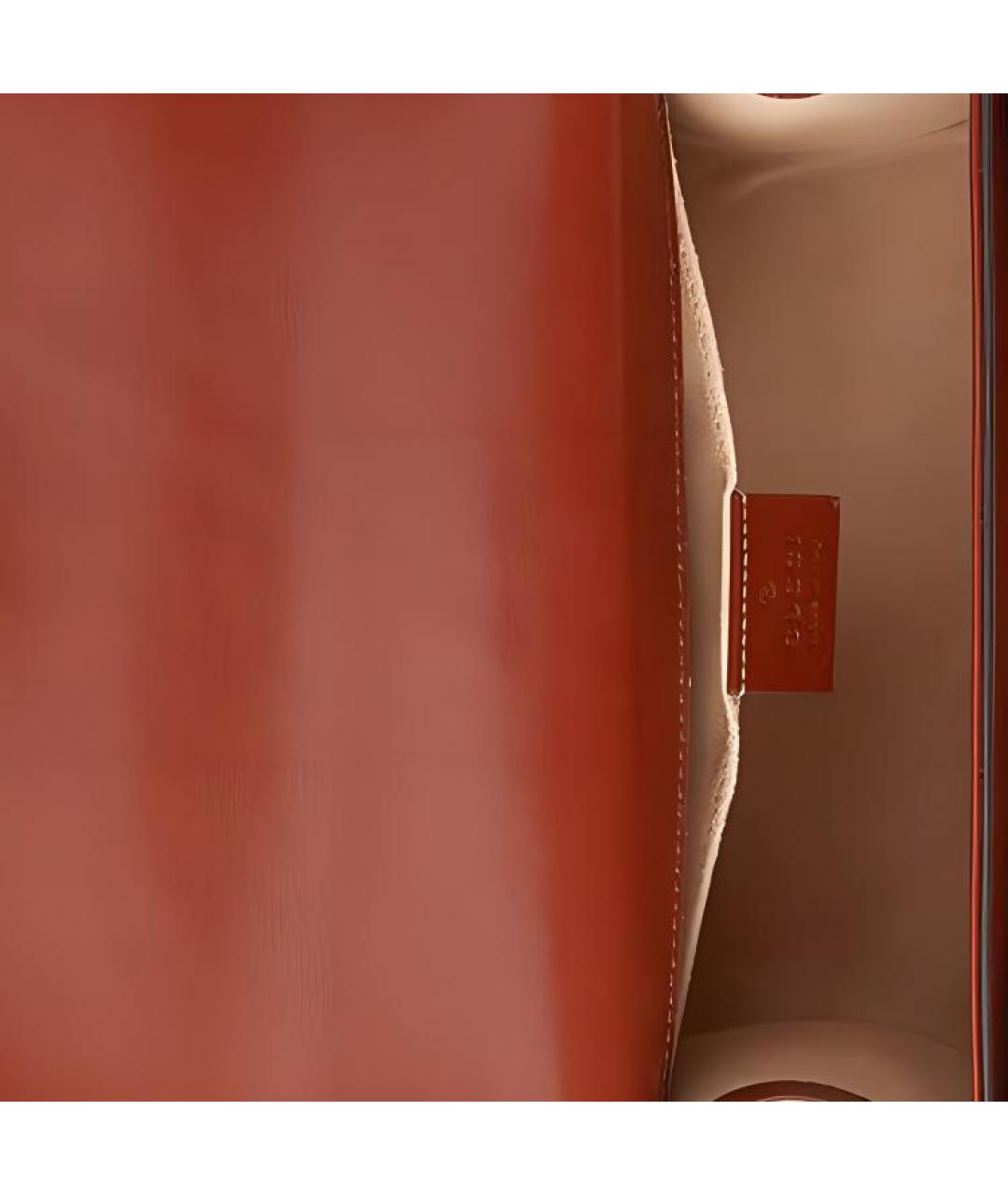 GUCCI Красная кожаная сумка через плечо, фото 4