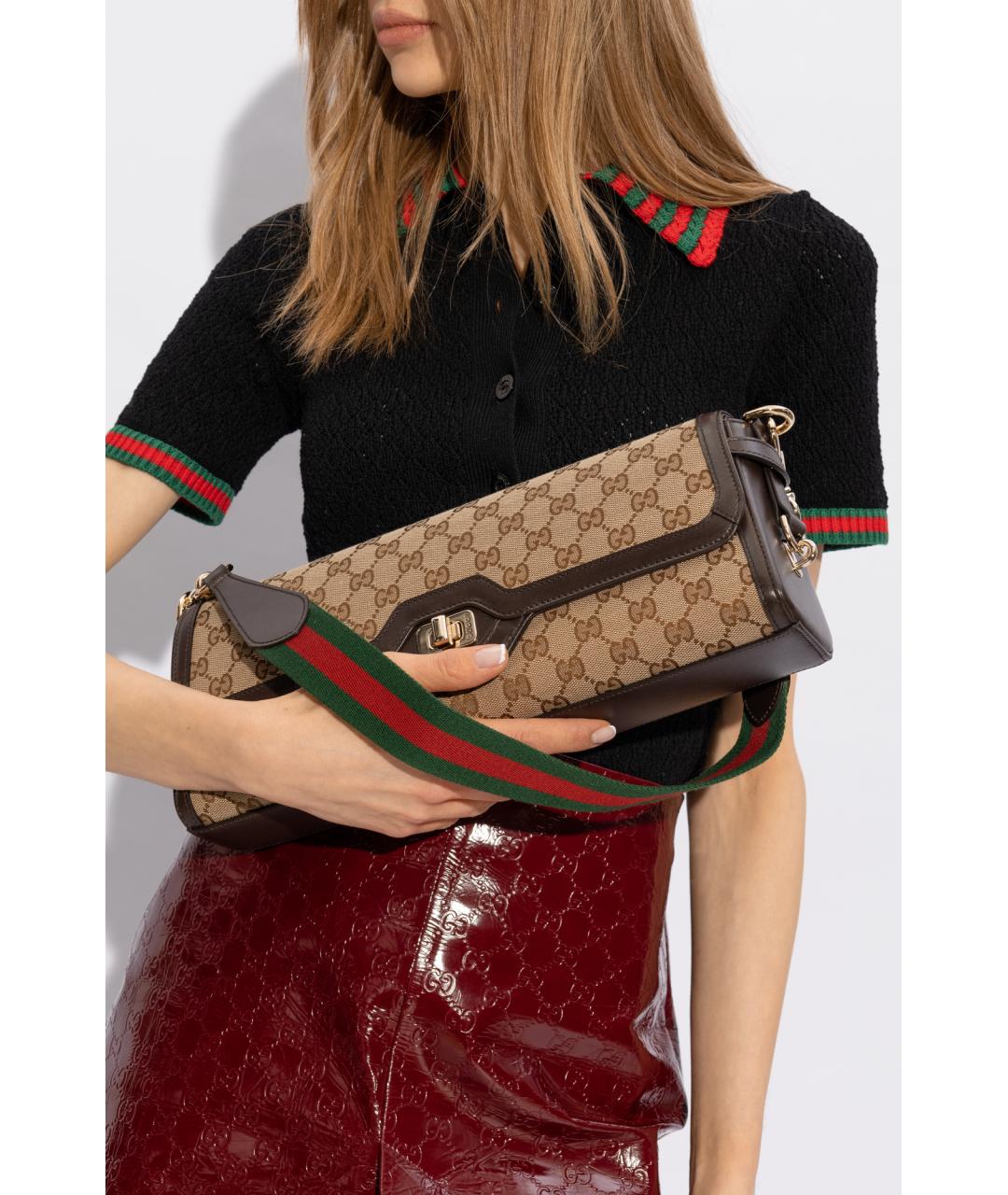 GUCCI Бежевая сумка через плечо, фото 4