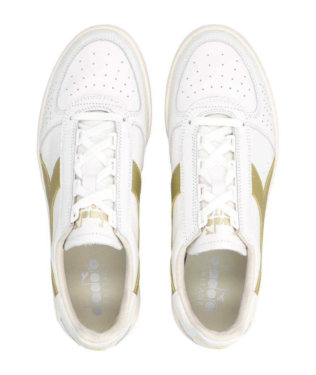 DIADORA HERITAGE Белые кожаные кроссовки, фото 2