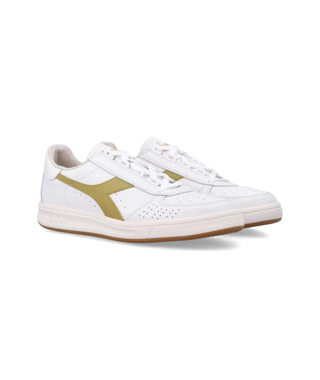 DIADORA HERITAGE Белые кожаные кроссовки, фото 3