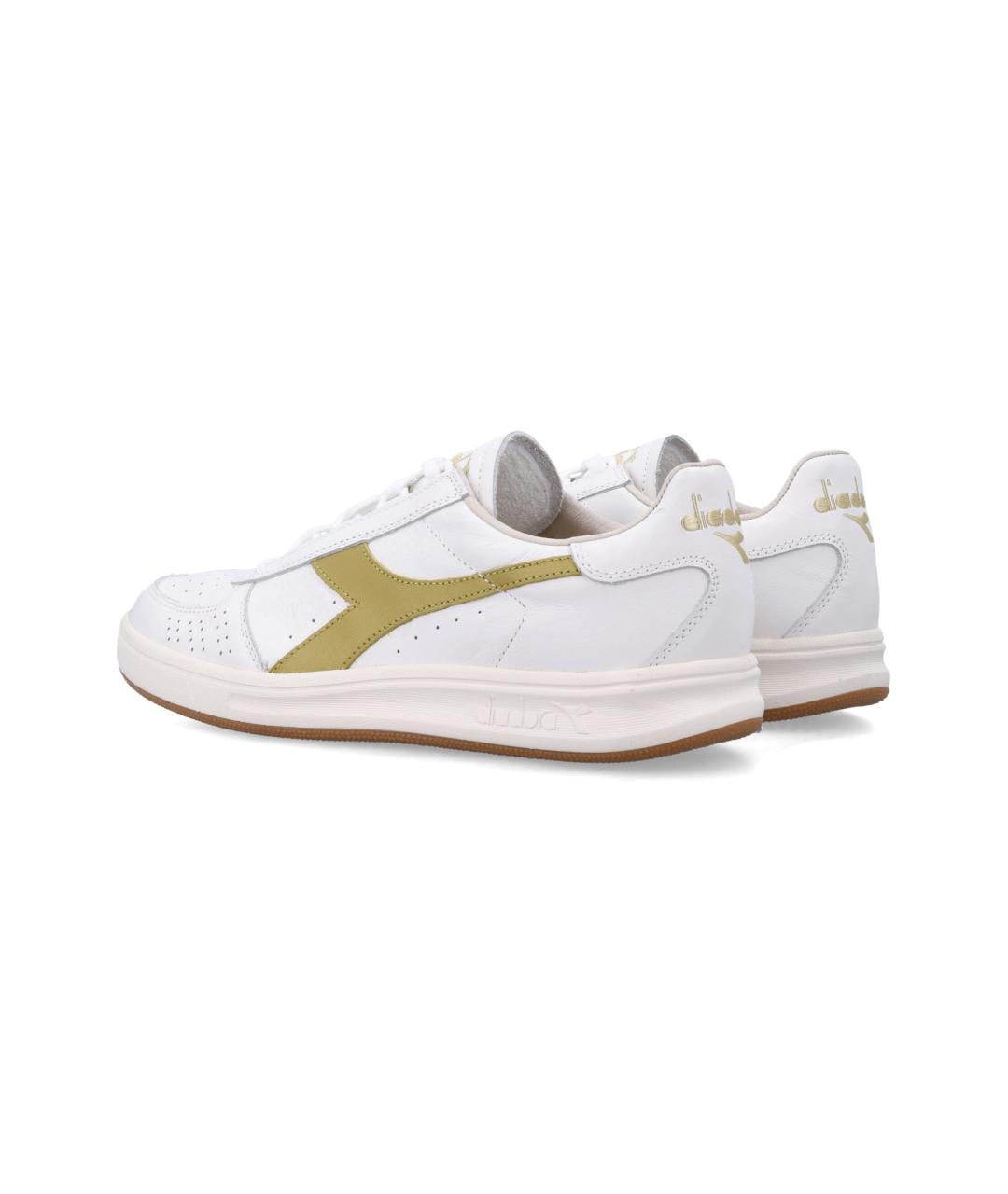 DIADORA HERITAGE Белые кожаные кроссовки, фото 4