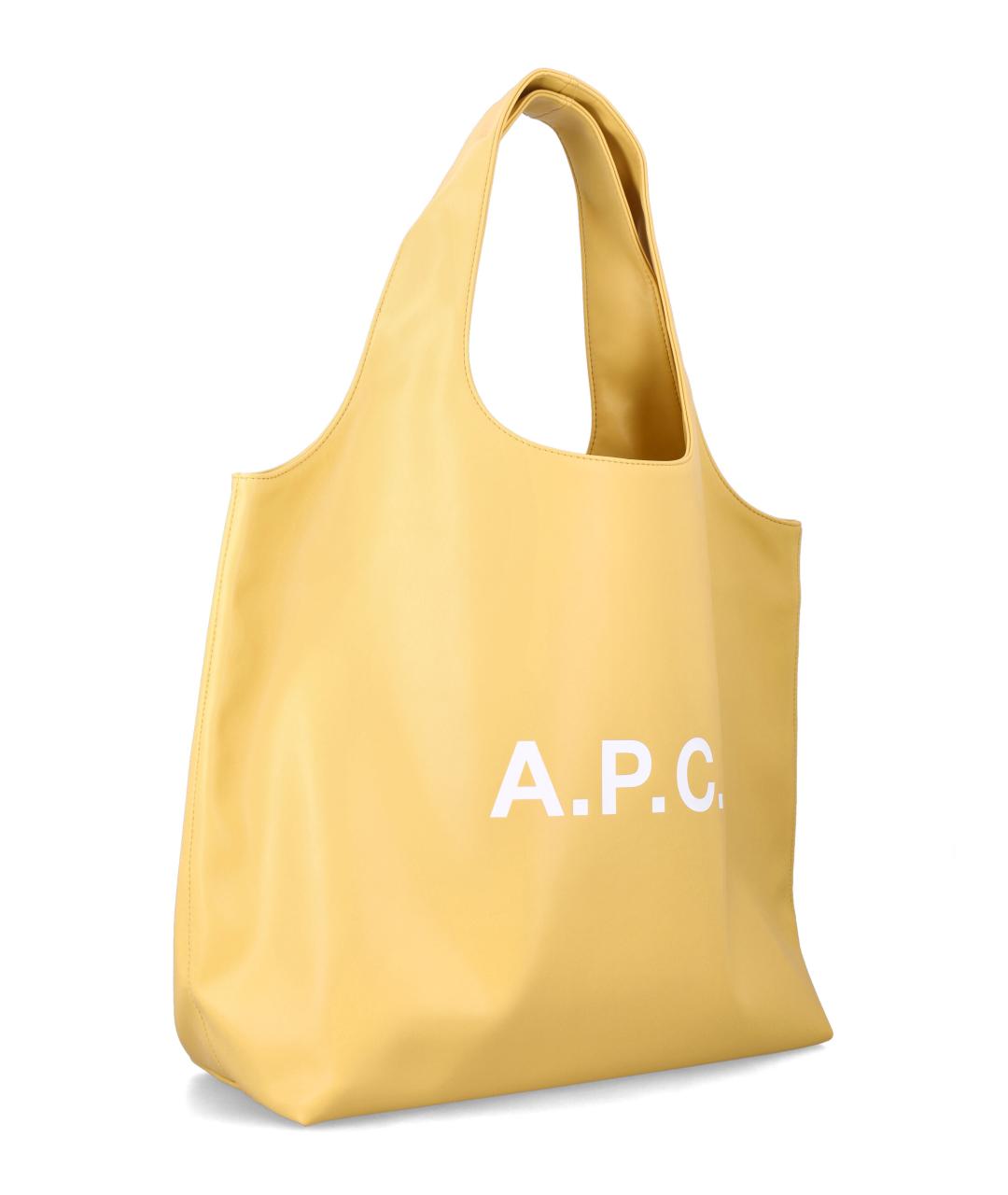 A.P.C. Желтая сумка тоут, фото 2