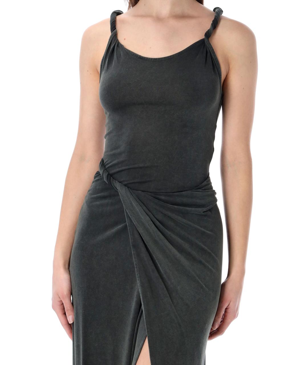 DIESEL Черное коктейльное платье, фото 3