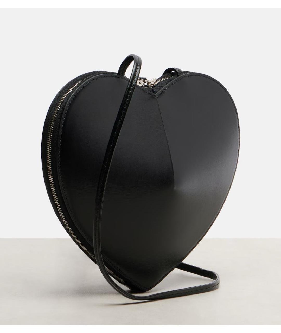 ALAIA Черная кожаная сумка через плечо, фото 3