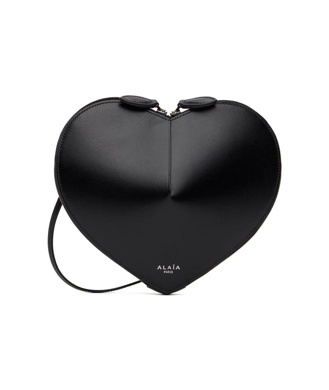 ALAIA Черная кожаная сумка через плечо, фото 1