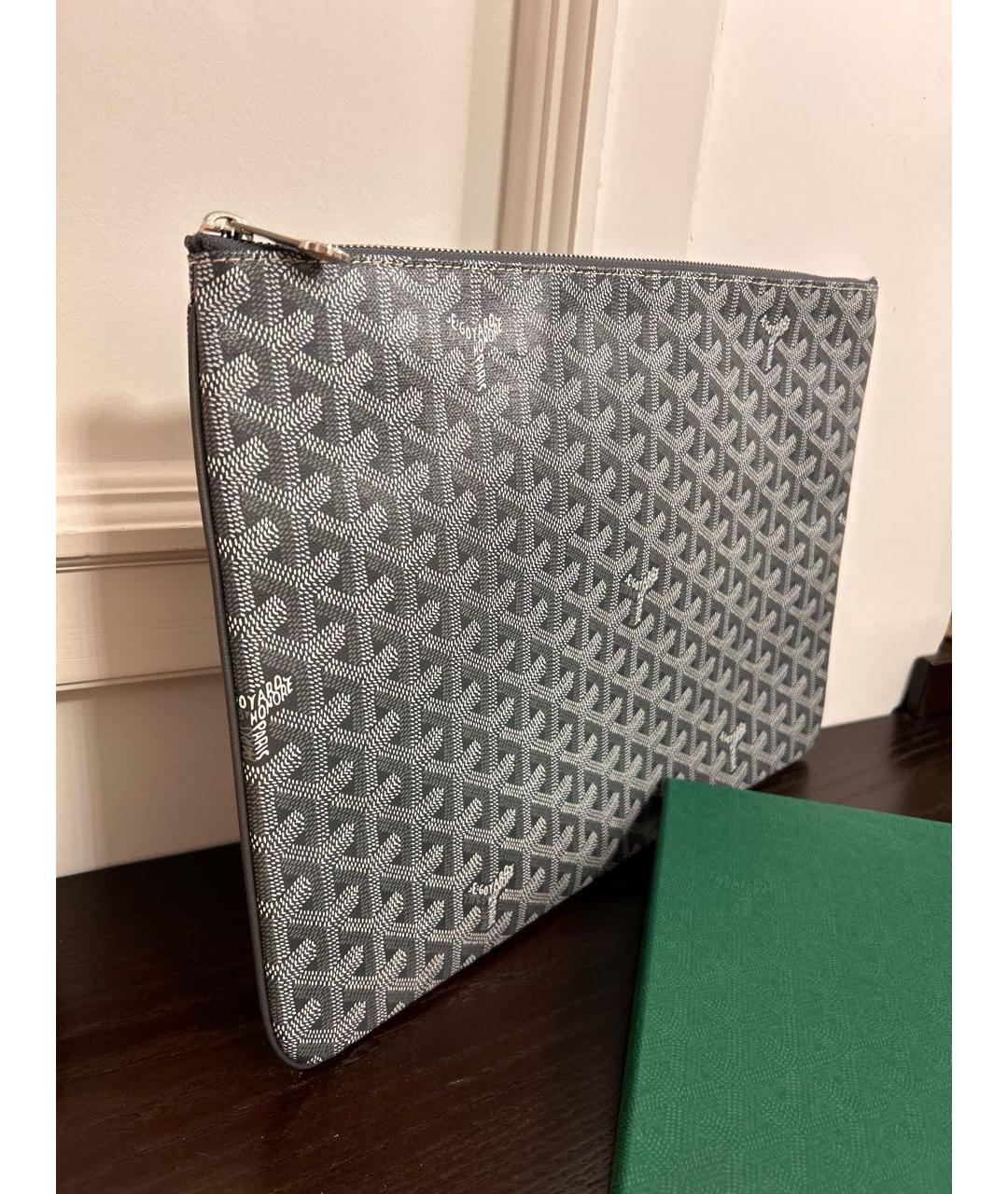 GOYARD Серая папка для документов, фото 3