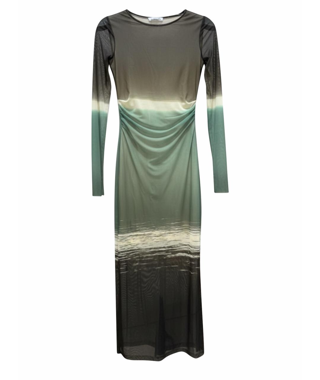 PATRIZIA PEPE Зеленые полиэстеровое платье, фото 1