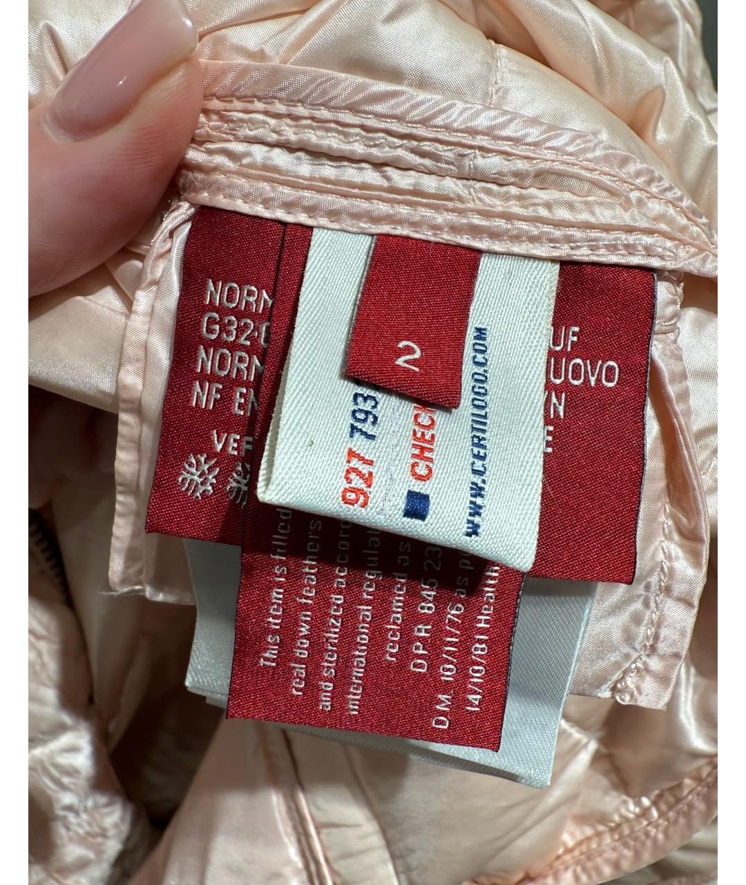 MONCLER Розовая куртка, фото 6