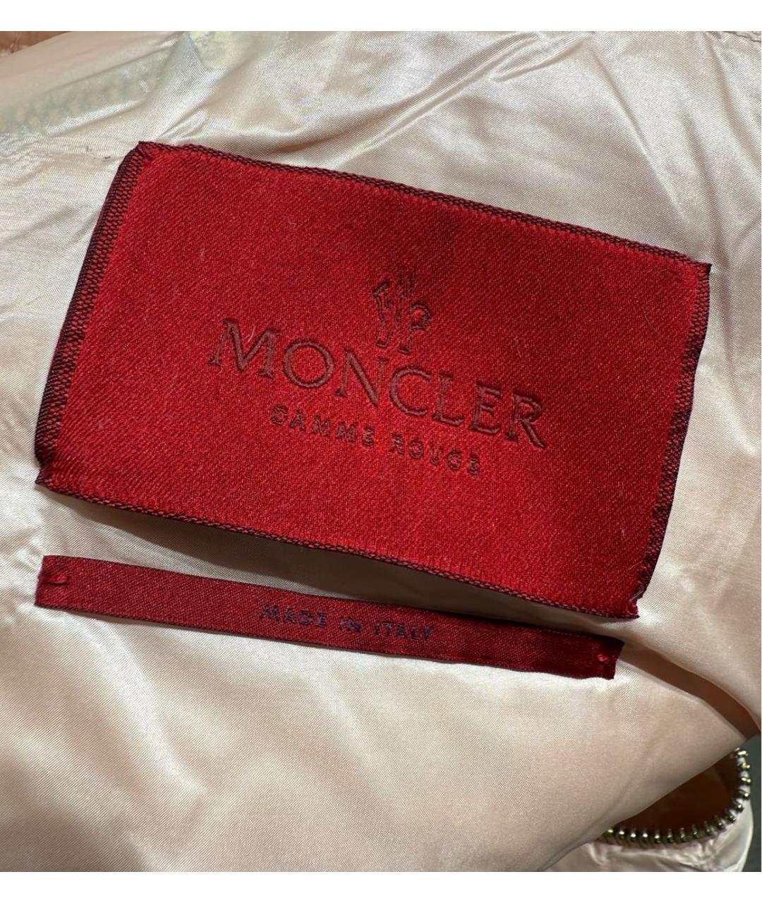 MONCLER Розовая куртка, фото 5