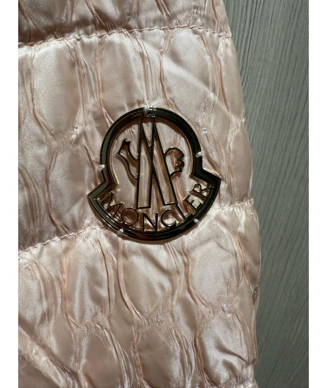 MONCLER Розовая куртка, фото 3