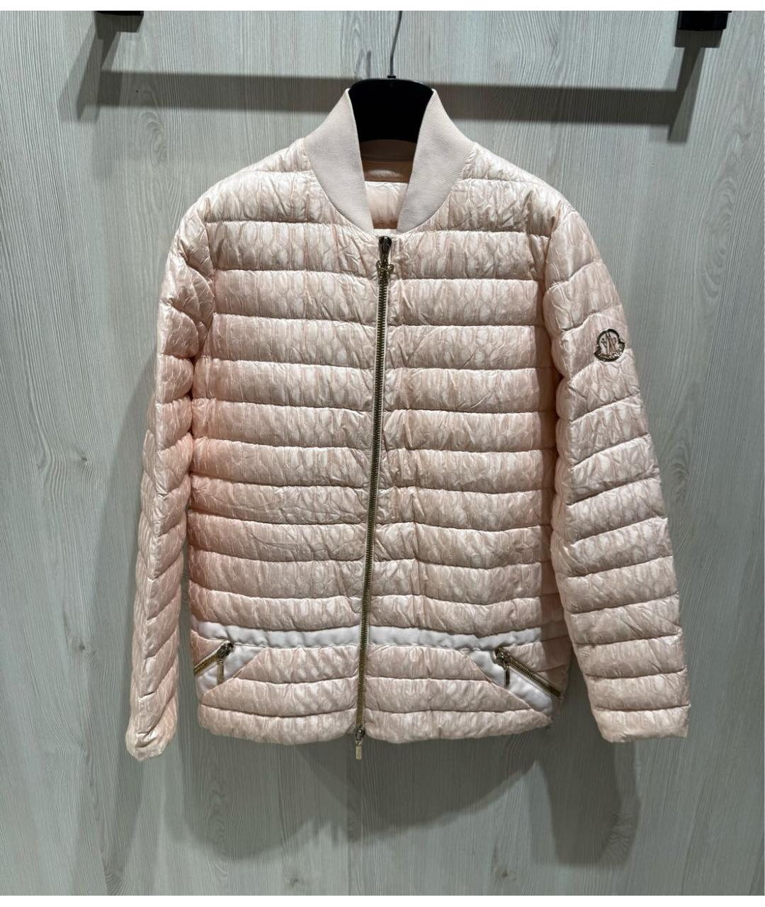 MONCLER Розовая куртка, фото 9