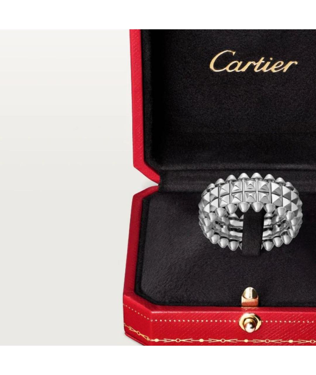 CARTIER Серебряное кольцо из белого золота, фото 4