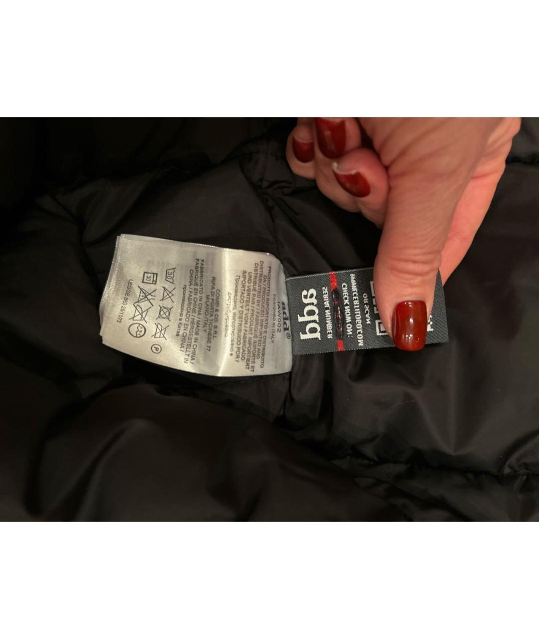 ADD Черное полиамидовое пальто, фото 4