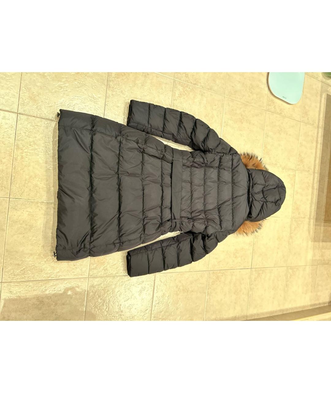 ADD Черное полиамидовое пальто, фото 2