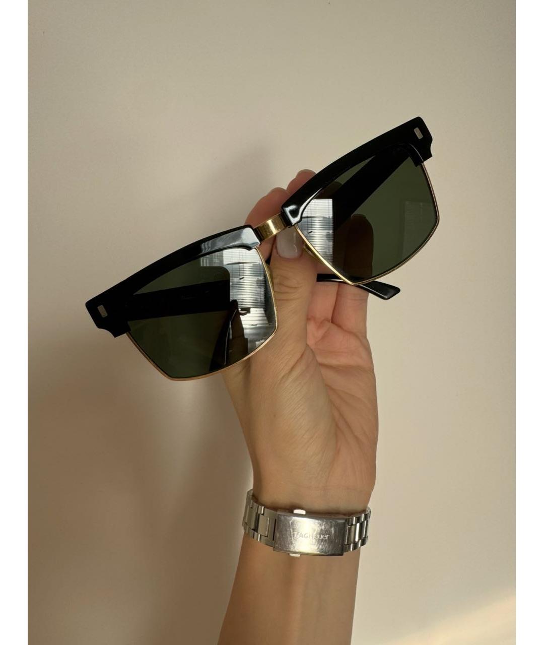 CELINE Черные пластиковые солнцезащитные очки, фото 9