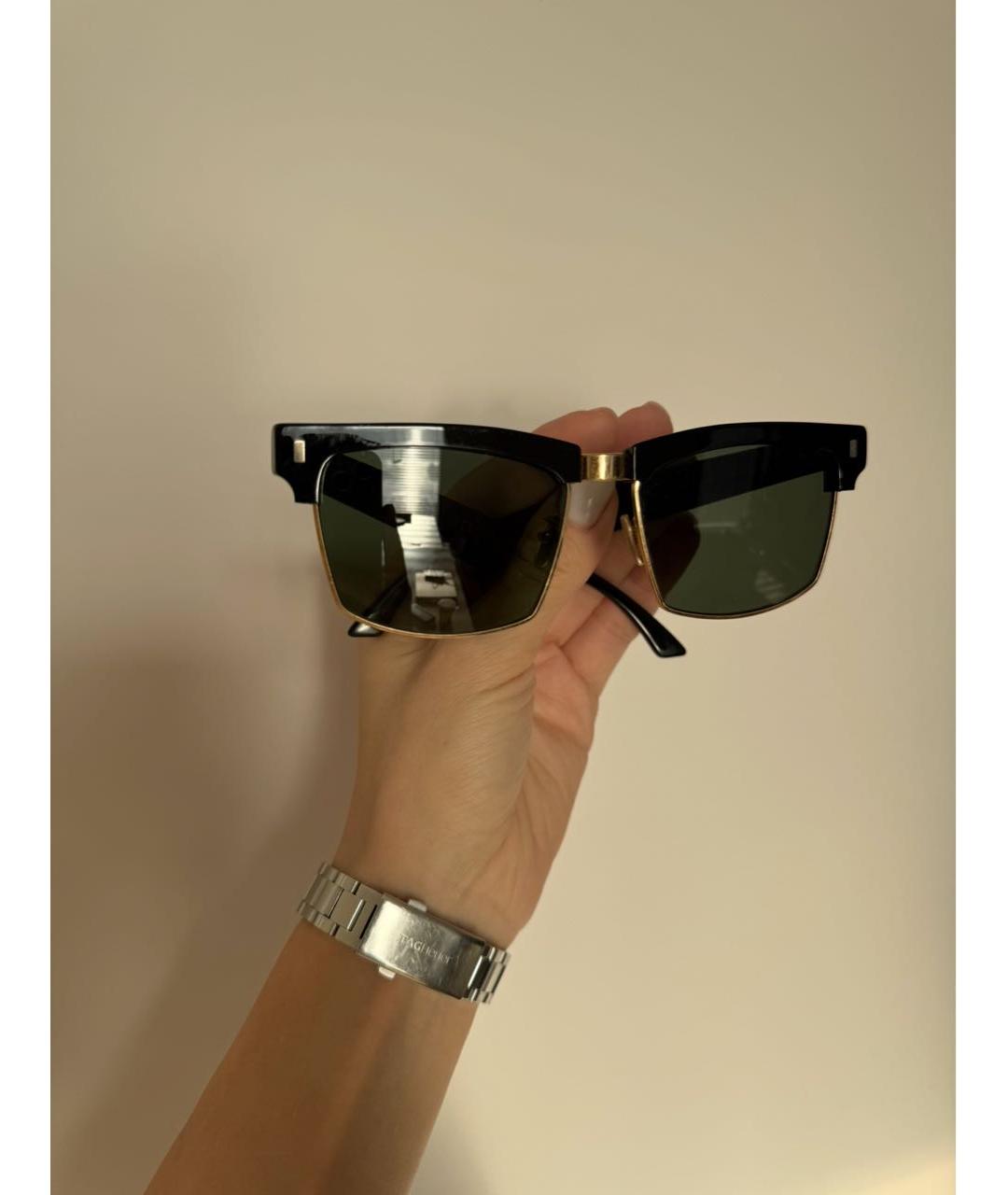 CELINE Черные пластиковые солнцезащитные очки, фото 2