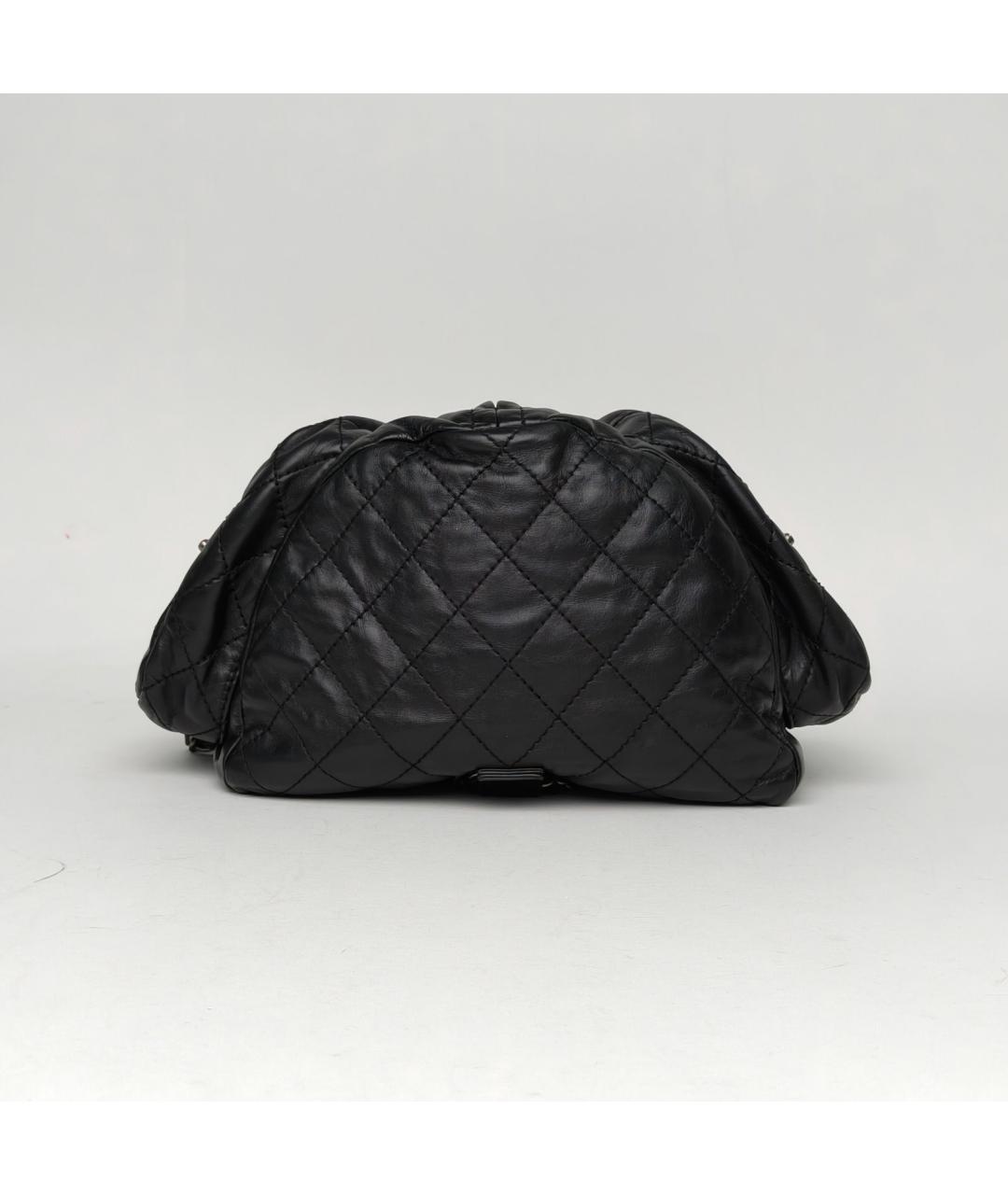 CHANEL Черный кожаный рюкзак, фото 6