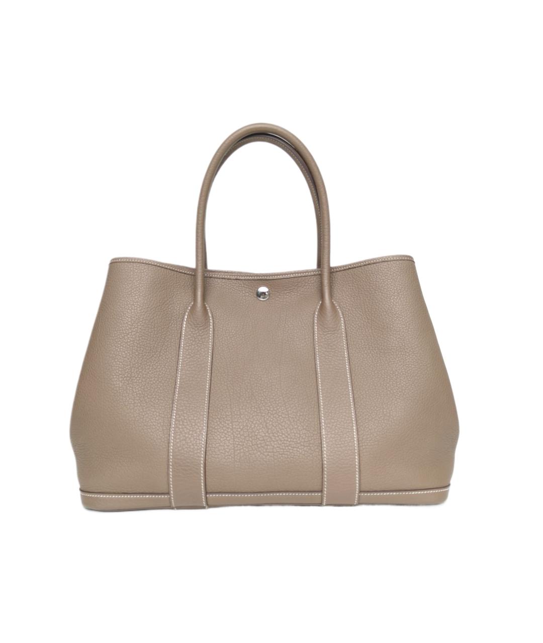 HERMES Коричневая кожаная сумка через плечо, фото 1