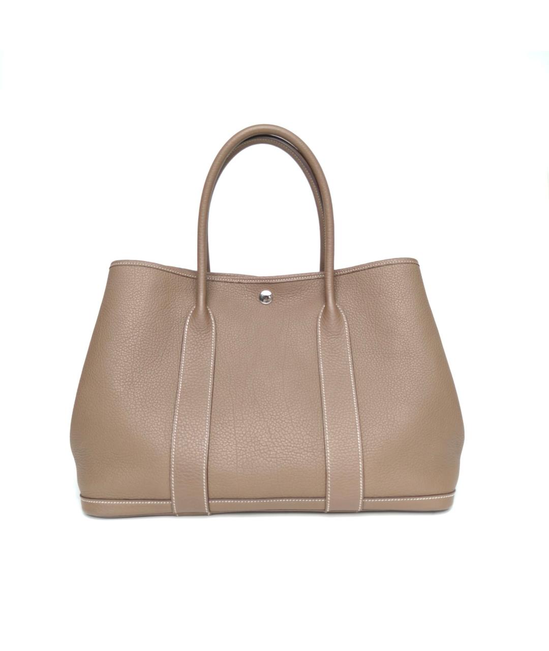 HERMES Коричневая кожаная сумка через плечо, фото 2