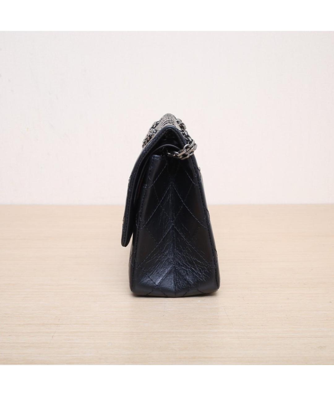 CHANEL Черная кожаная сумка через плечо, фото 5