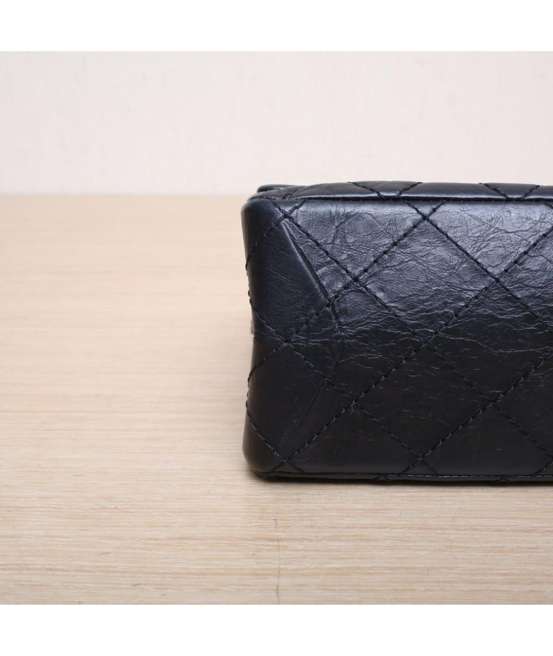 CHANEL Черная кожаная сумка через плечо, фото 9