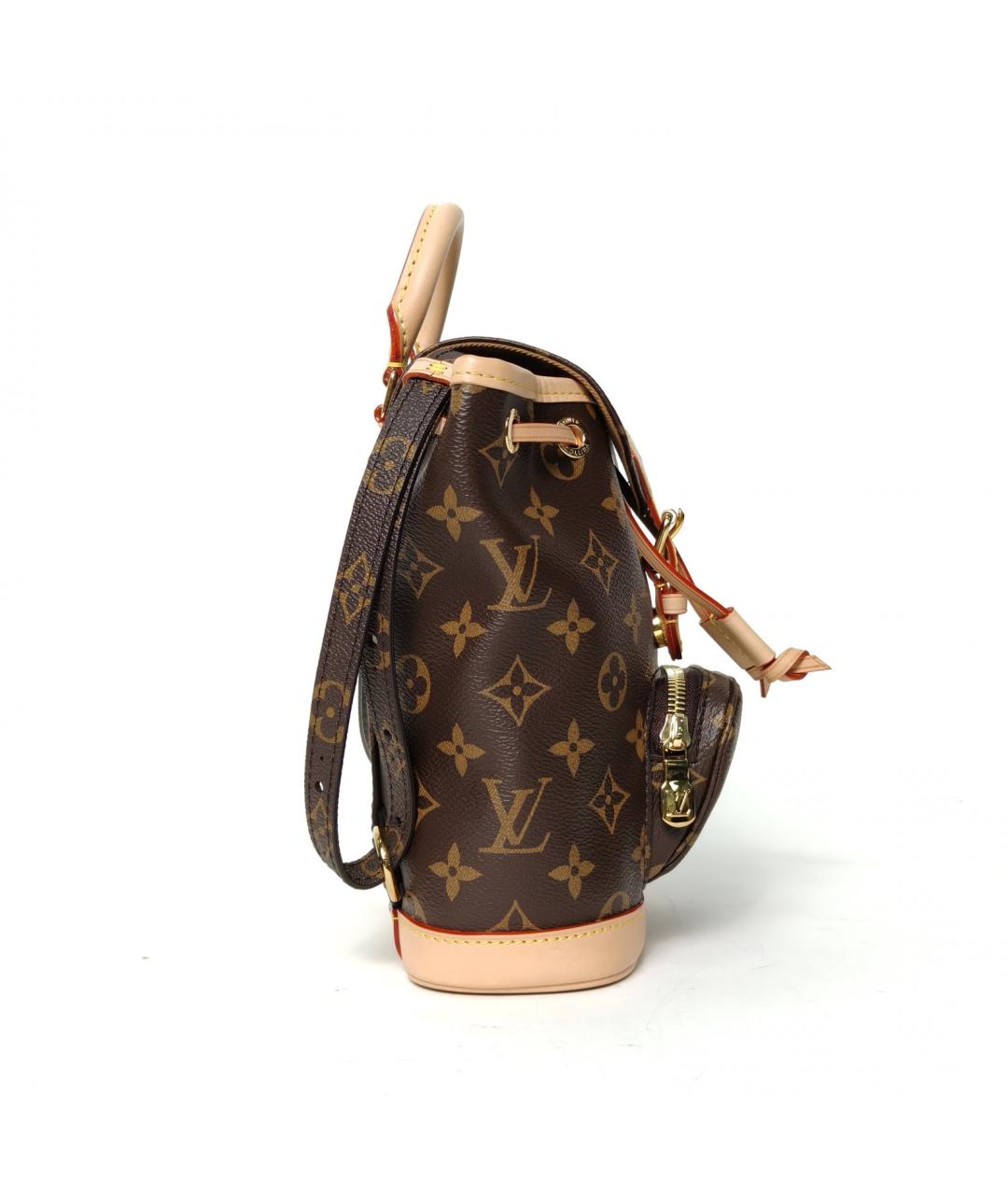 LOUIS VUITTON Коричневый рюкзак, фото 3