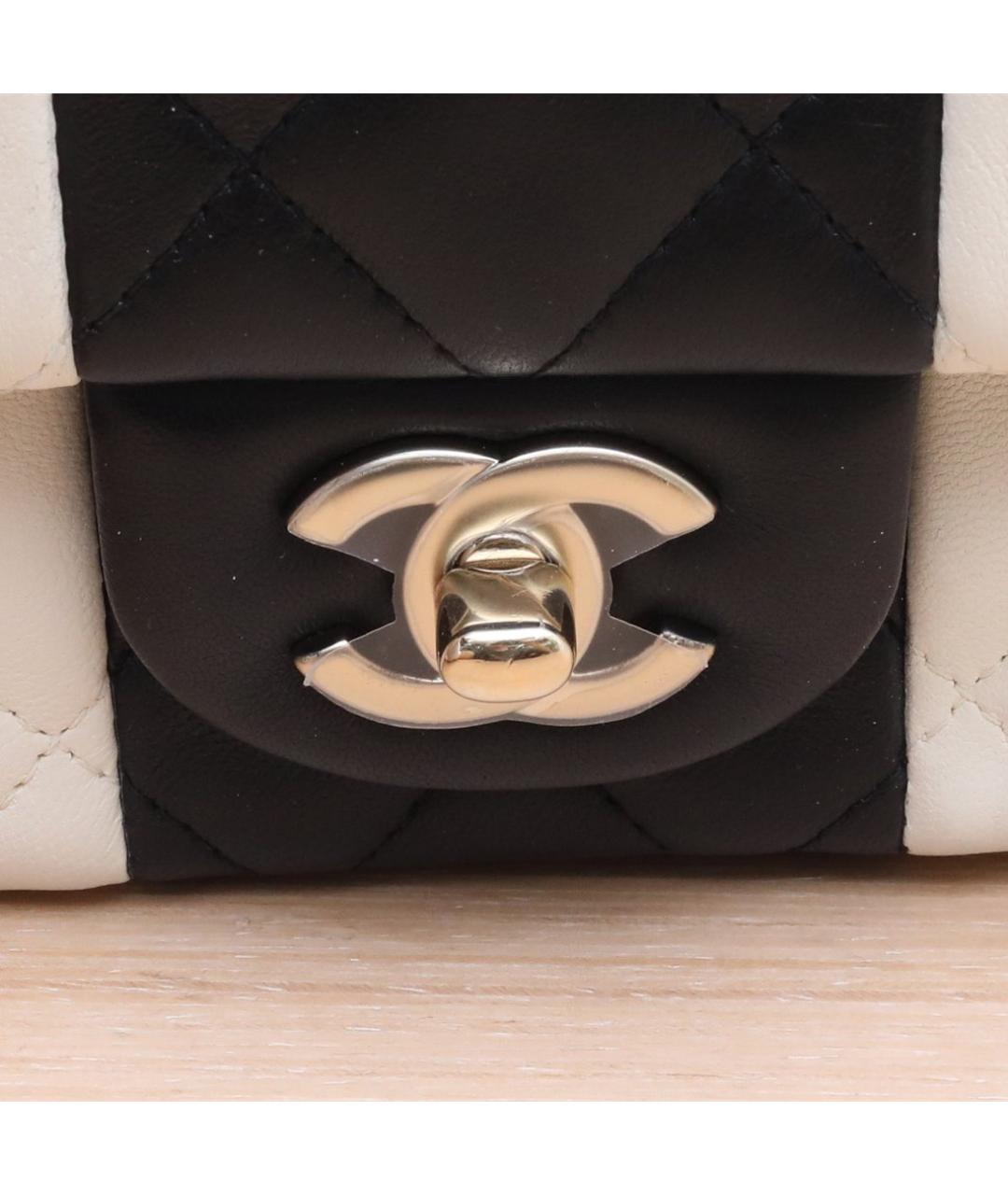 CHANEL Белая кожаная сумка через плечо, фото 7