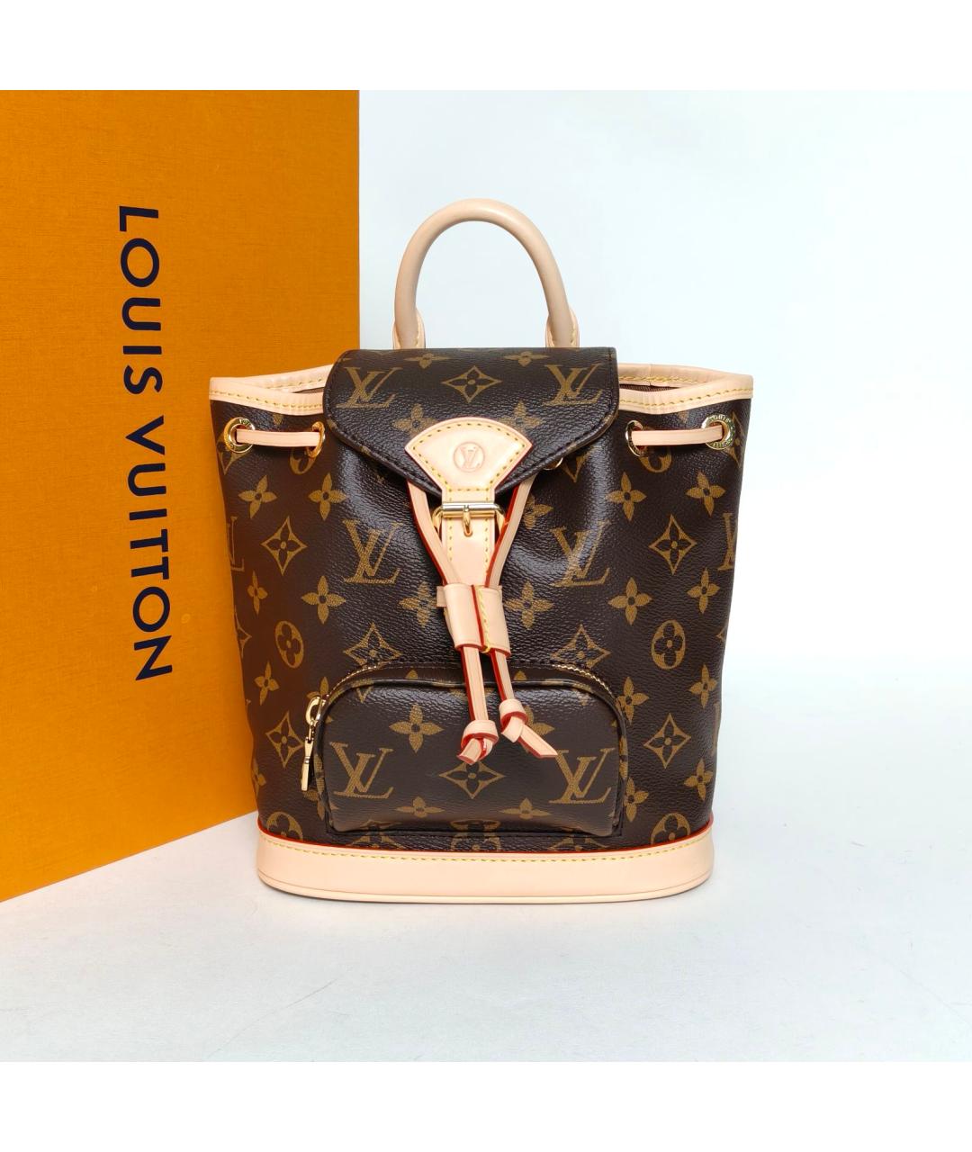 LOUIS VUITTON Коричневый рюкзак, фото 8