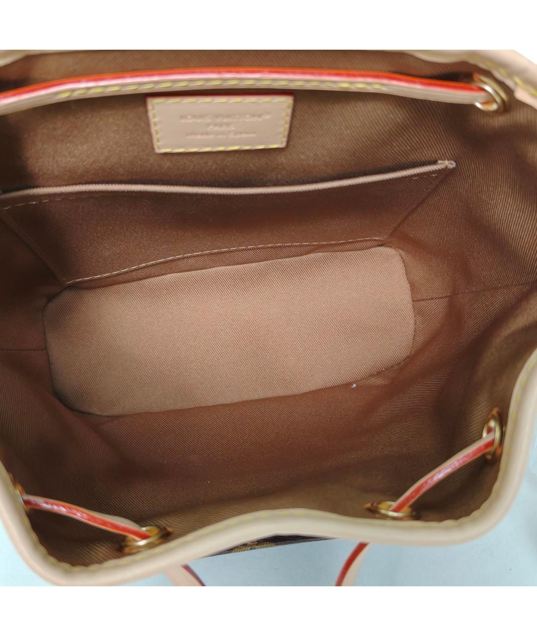 LOUIS VUITTON Коричневый рюкзак, фото 7