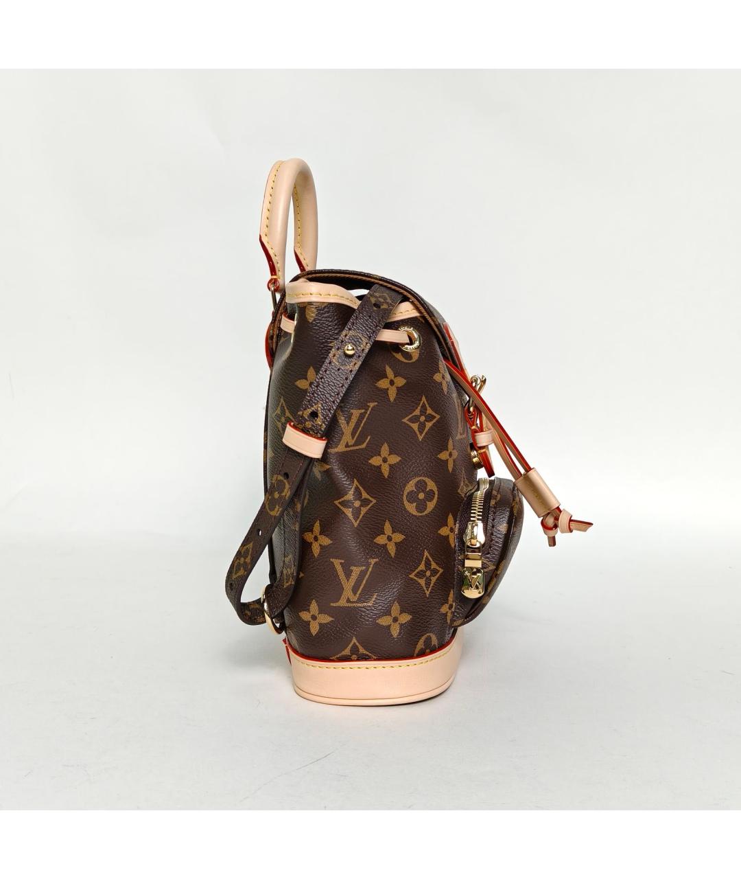 LOUIS VUITTON Коричневый рюкзак, фото 3