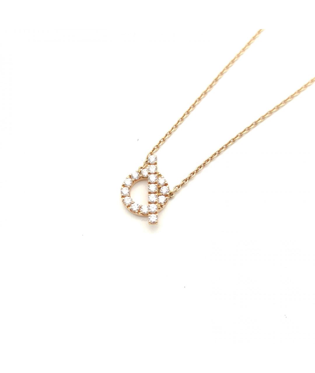 HERMES Золотое колье из розового золота, фото 4