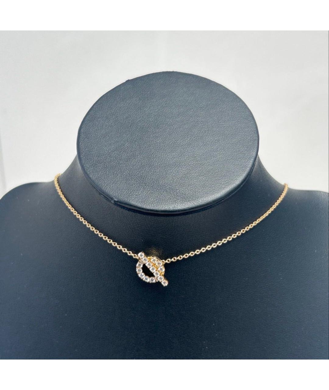 HERMES Золотое колье из розового золота, фото 9